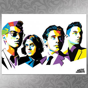 Плакат А3 Рок Arctic Monkeys 08
