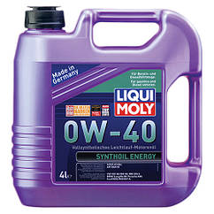 LIQUI MOLY SAE 0W-40 SYNTHOIL ENERGY 4л масляний фільтр в подарунок