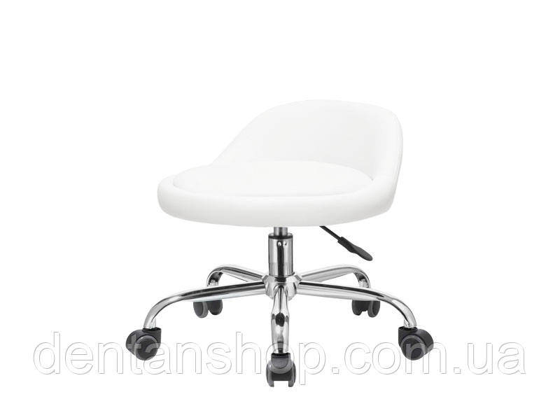 Стілець для майстра педикюру  Білий { H 30-36см } мод 348, фото 1