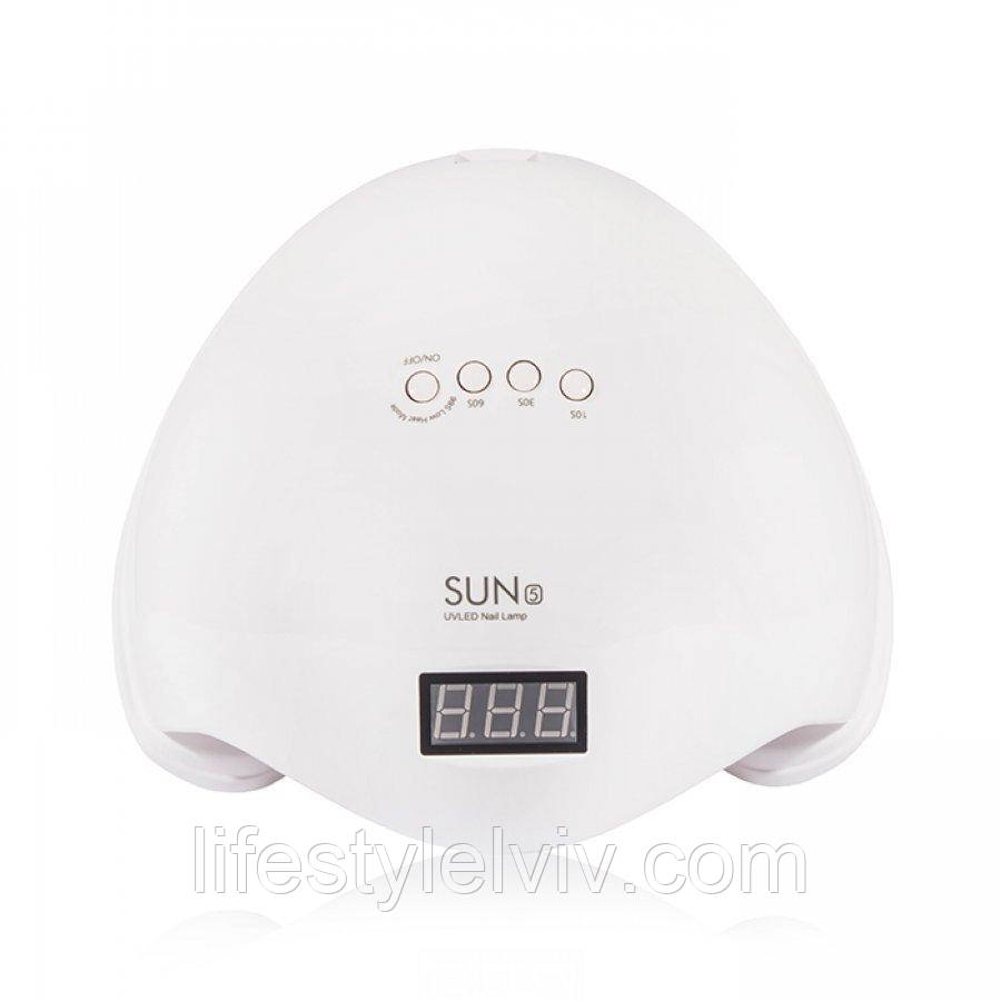Лампа для манікюру SUN 5 48W UV/LED / Лампа для гель лаку Біла, фото 1