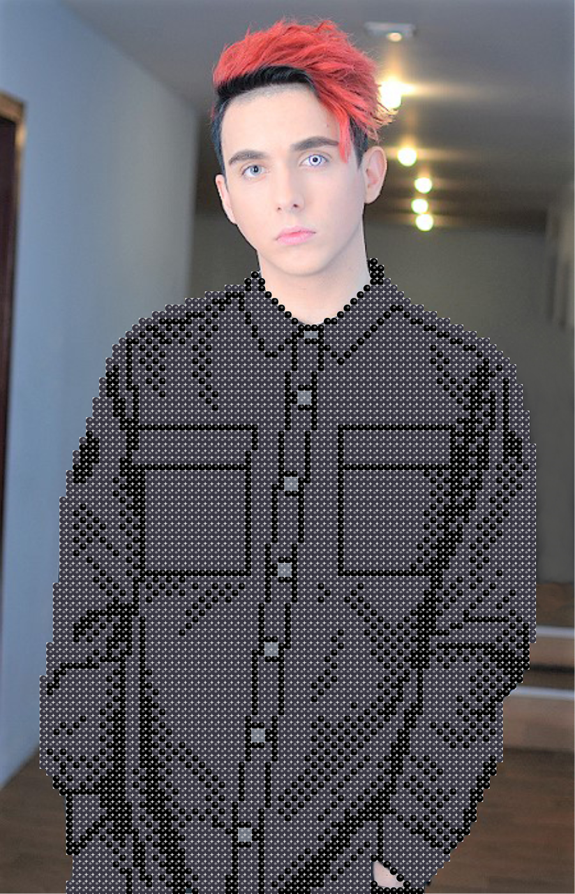 Нік Меловин Схема вишивки бісером ., фото 1