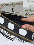 Жіноча сумка Marc Jacobs Марк Джейкобс чорна горох, клатч крос боді, брендова сумка, сумка через плече, фото 3