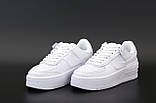 Кросівки Nike Air Force 1 White Shadow, кросівки найк аір форс 1 шадоу, кросівки Nike Air Force Shadow, фото 4