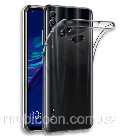Чохол силіконовий для Huawei Honor 10 Lite ультратонкий прозорий (хуаява хоннор 10 лайт), фото 1