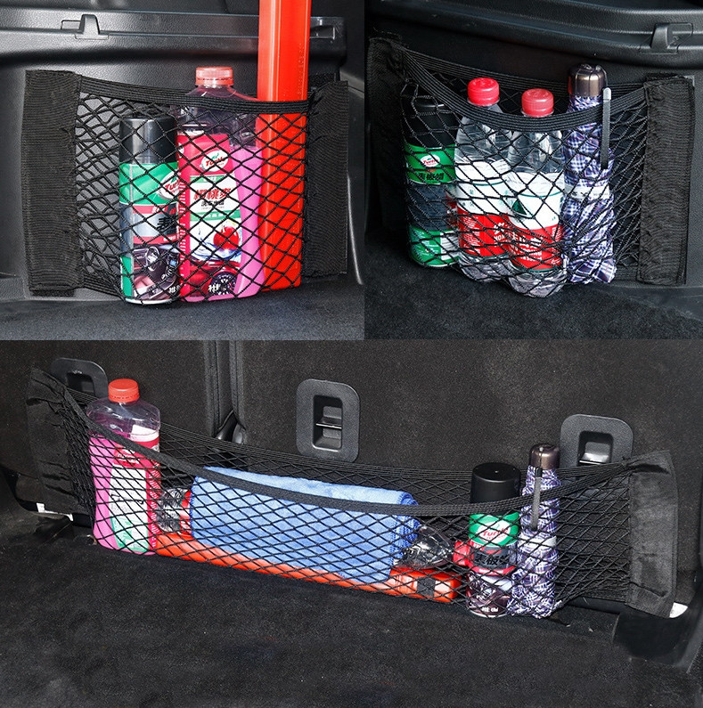Сетка - органайзер в багажник автомобиля 25*60 см - фото 9 - id-p1221912547