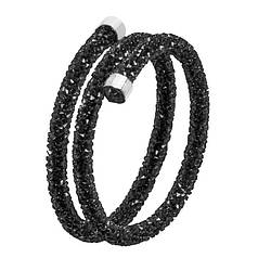 Жіночий браслет Mercedes Tokyo Bracelet, Swarovski, black / silver-coloured, артикул B66954718
