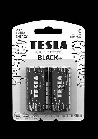 Батарейка Tesla BLACK+ C (LR14) 2 шт., фото 1