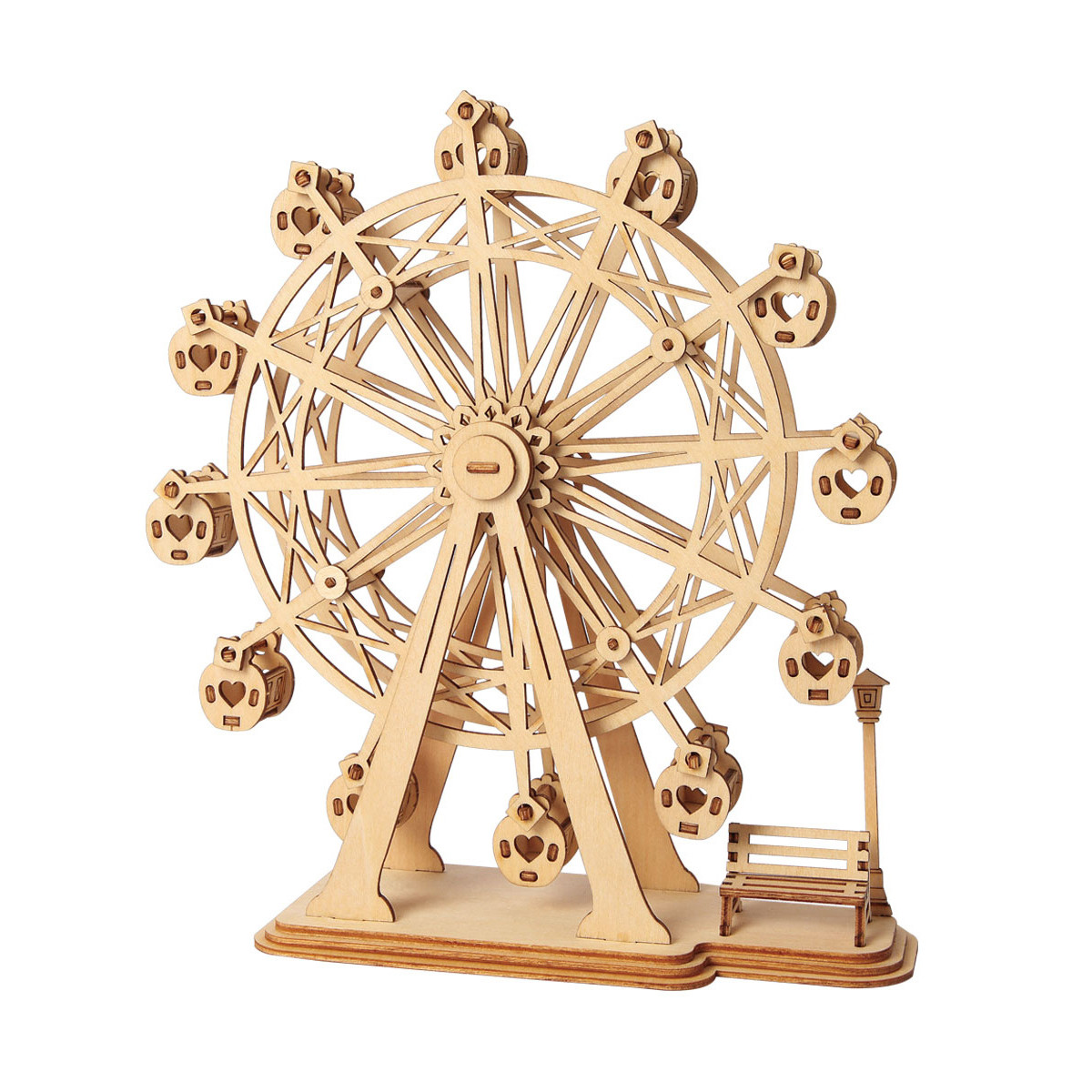 Дерев'яний конструктор ROKR TG401 "Колесо огляду" 3D пазл