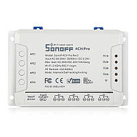 WiFi модуль Sonoff 4CH Pro R2 реле для розумного будинку (вимикач, выключатель для умного дома, Умный eWeLink)