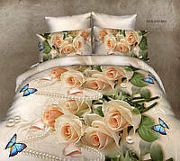 Двуспальный постельный комплект-Роза бусы