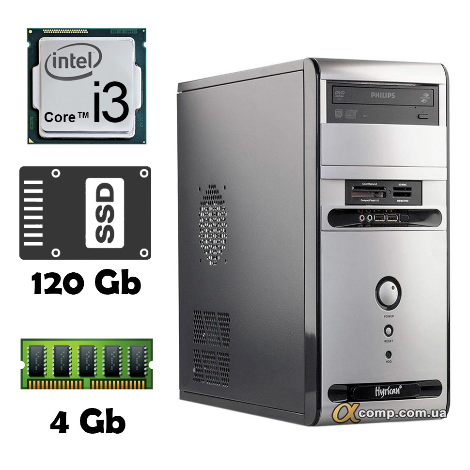 AlphaPC (i3-6100 • 4Gb • ssd 120gb) R6-T001