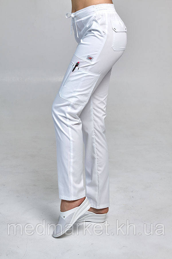 Брюки медичні Вірджинія ELIT COTTON Білий