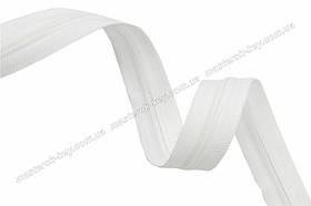 Блискавка спіральна метрова No7 Взуттєва Італія С501 біла