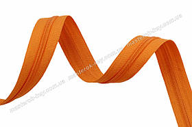 Блискавка спіральна метрова No7 Взуттєва Італія С006 морквяна