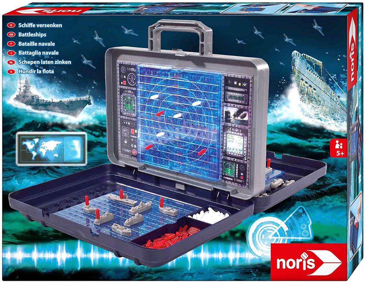 Настільна гра Морський Бой у кейсі Noris 606100335