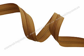 Блискавка спіральна метрова No7 Взуттєва Італія С007 світло-коричнева