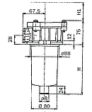 Зливний фільтр MP Filtri MPF1001AG2, фото 3