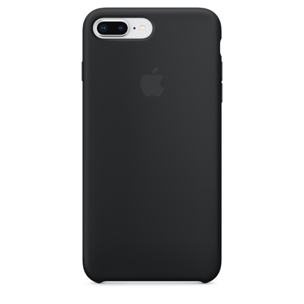 Чохол Silicone Case із закритим низом для iPhone 7Plus/8Plus чорний
