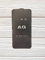 Захисне скло AG Matte Full Glue для Huawei P40 Lite E Матове Чорне