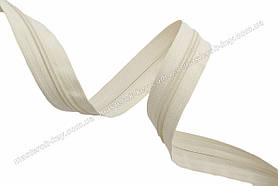 Блискавка спіральна метрова No7 Взуттєва Італія С123 бежева