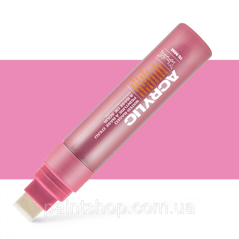 Акриловий маркер Montana Shock Pink Light (Світло-рожевий) 15 мм, фото 1
