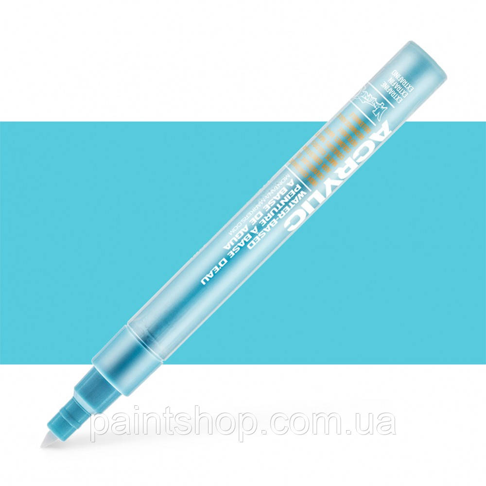 Акриловий маркер Montana Shock Blue Light (Блакитний) 0,7 мм, фото 1