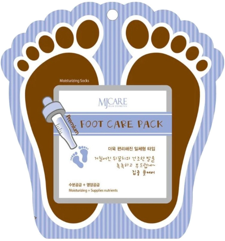 Набір для домашнього догляду за ногами (маска + шкарпетки) Mj Care Premium Foot Care Pack 2 шт., 10 г