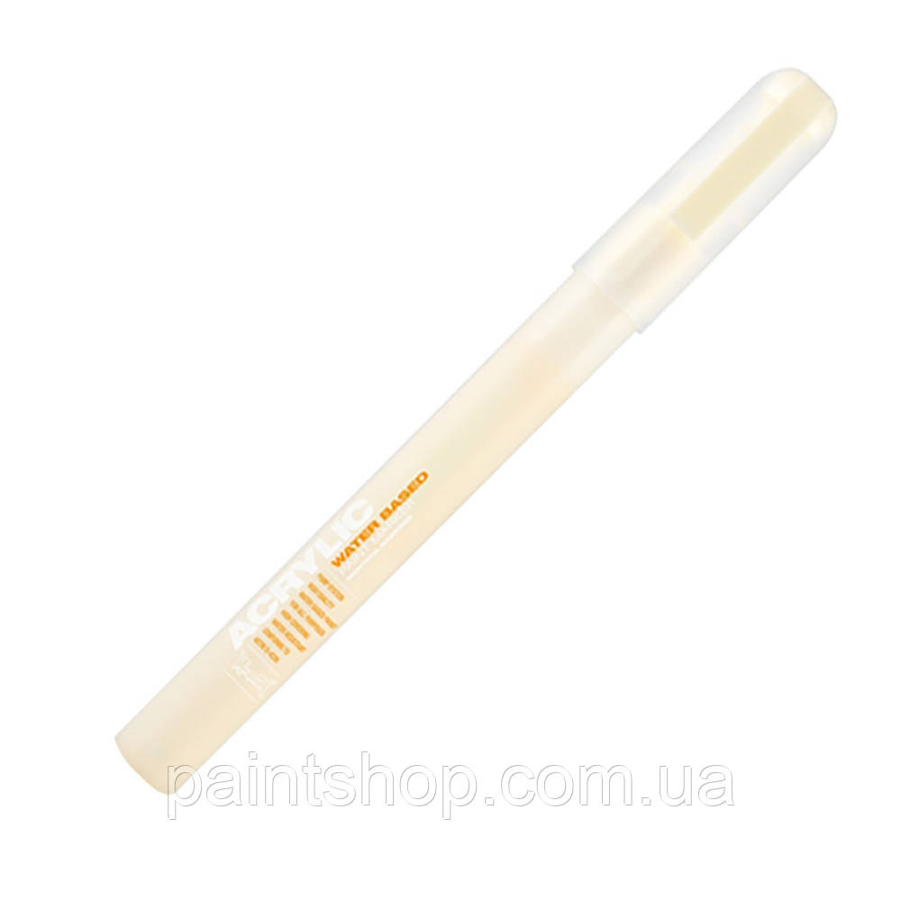 Акриловий маркер Montana Shock White Pure (Білий) 0,7 мм, фото 1