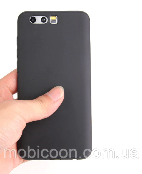 Чохол силіконовий для Huawei P10 чорний (хуавей п10), фото 1