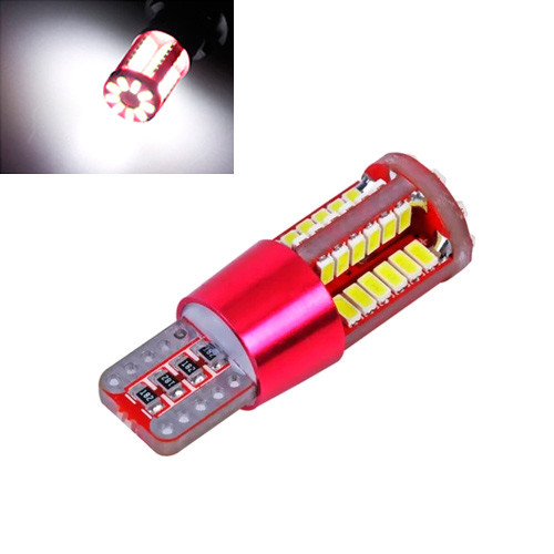 LED T10 W5W лампа в автомобіль 2шт, 48+9 SMD 3014, з обманкою Canbus, білий