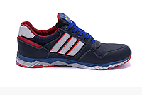 Чоловічі шкіряні кросівки Adidas Tech Flex blue сині
