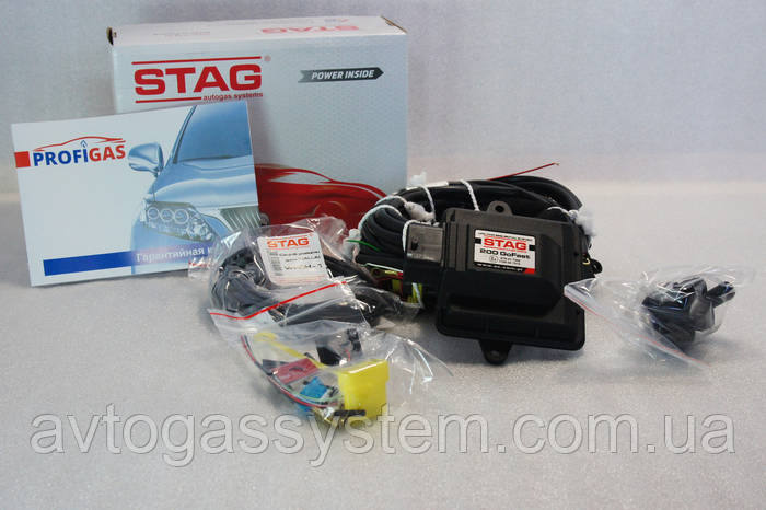 Купить Комплект ГБО 4 поколения Stag 200 GoFast/Tomasetto/форсунки ...