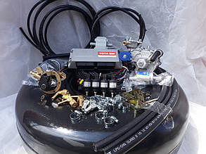 Комплект ГБО 4 покоління Yota Red/Tomasetto Alaska/форсунки Hana з балон під запаску