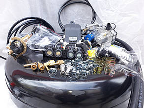 Комплект ГБО 4 покоління KME Nevo/Tomasetto/форсунки AEB з балон під запаску