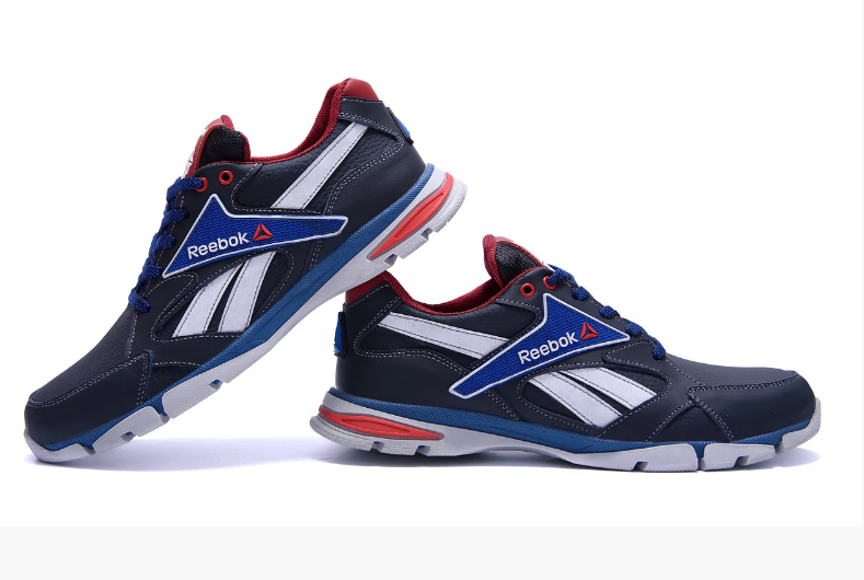Чоловічі шкіряні кросівки Reebok Street Style blue сині