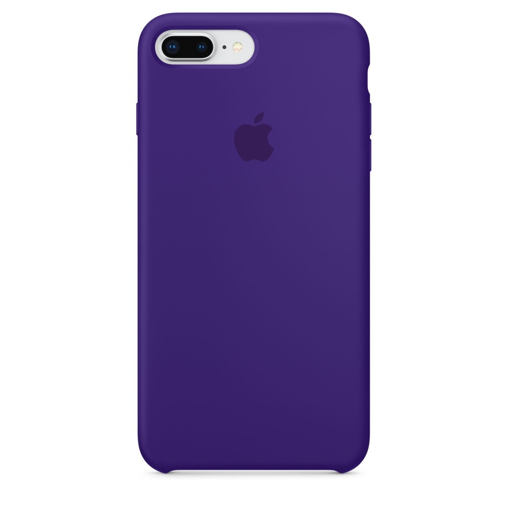 Чохол Silicone Case з відкритим низом для iPhone 7Plus/8Plus фіолетовий ultra violet