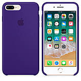 Чохол Silicone Case з відкритим низом для iPhone 7Plus/8Plus фіолетовий ultra violet, фото 3