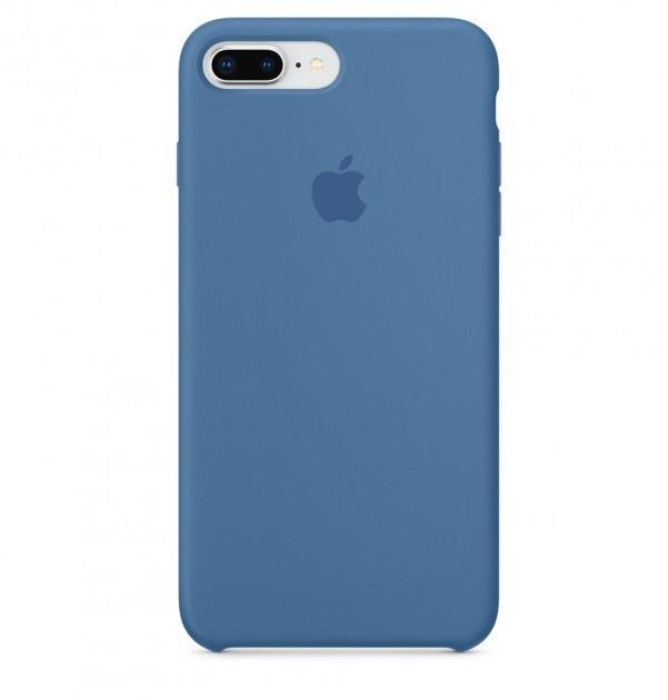 Чохол Silicone Case з відкритим низом для iPhone 7Plus/8Plus синій blue new