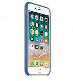 Чохол Silicone Case з відкритим низом для iPhone 7Plus/8Plus синій blue new, фото 4