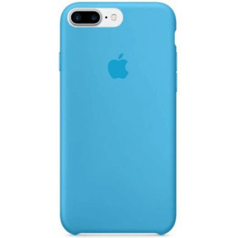 Чохол Silicone Case з відкритим низом для iPhone 7Plus/8Plus блакитний blue (14), фото 1