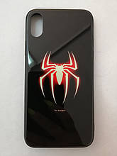 Чехол iPhone X/XS LUMINOUS GLASS Spiderman