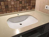 Стільниця з каменю для ванної кімнати, фото 4