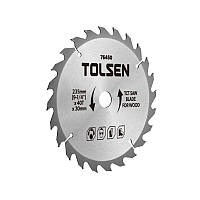 Tolsen Tools Диск пиляльний з ТВС напайками по дереву 254 мм