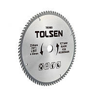 Tolsen Tools Диск пиляльний з ТВС напайками по алюмінію 254 мм