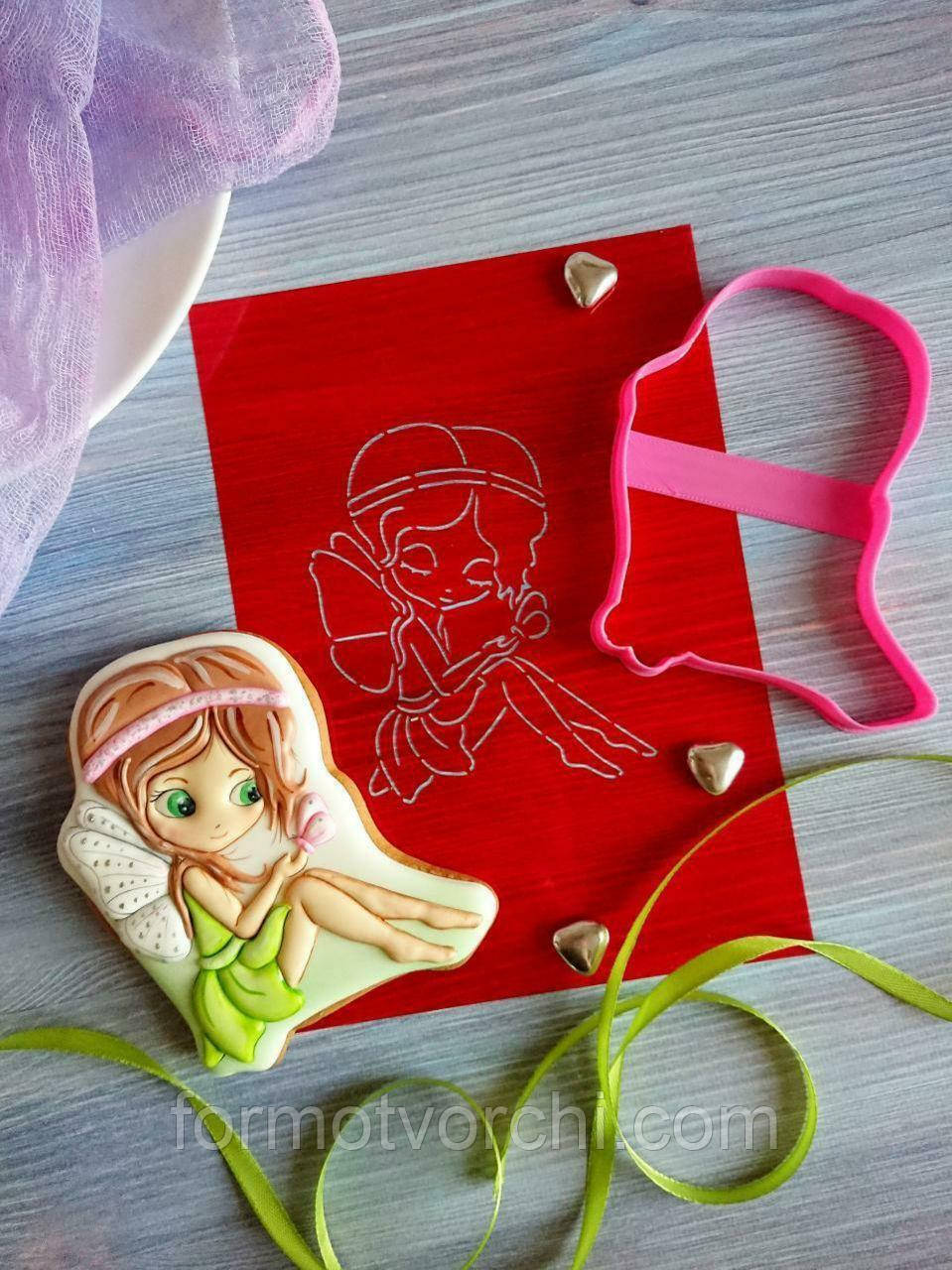 3D-формочки-вирубки для пряників "Дівчинка 6"