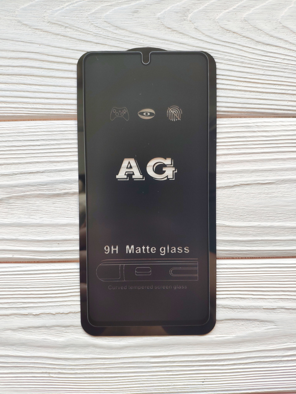 Захисне скло AG Matte Full Glue для Samsung A31 2020 / A315F Матове Чорне