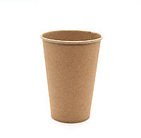 Крафт-стакан 340мл - 50шт/уп одноразові паперові крафтові стаканчики для чаю, кави