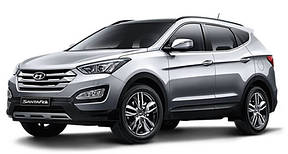 Накладки на пороги Hyundai Santa Fe 3 (2013+)
