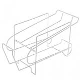 Подвійна полиця для банок в холодильник, фото 2