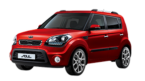 Накладки на пороги Kia Soul FL (2014+)